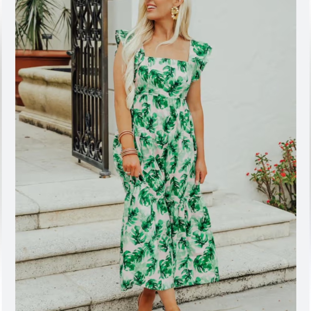 Buddy Love Ruched Maxi Sundress - Small